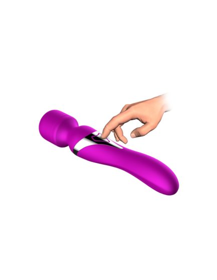 Silicone Dual Massager masażer do stymulacji łechtaczki i całego ciała 2