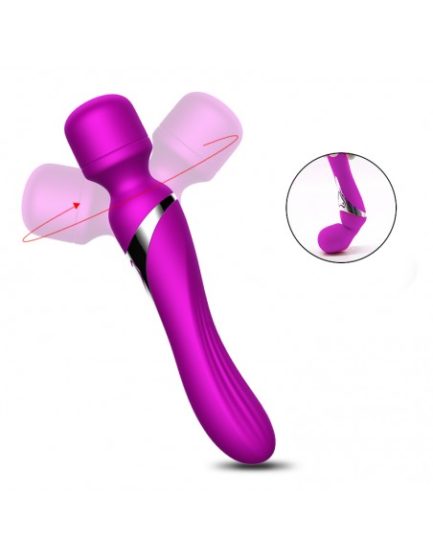 Silicone Dual Massager masażer do stymulacji łechtaczki i całego ciała 3